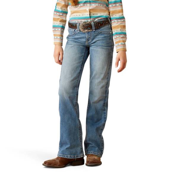 ARIAT Denim - NEW ARIAT girls lydia boot cut jean in medium wash